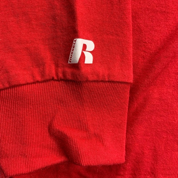 Texas Tech Raiderland Red Long Sleeve Graphic T Shirt Russell Men's 3XL NEW - Picture 4 of 5